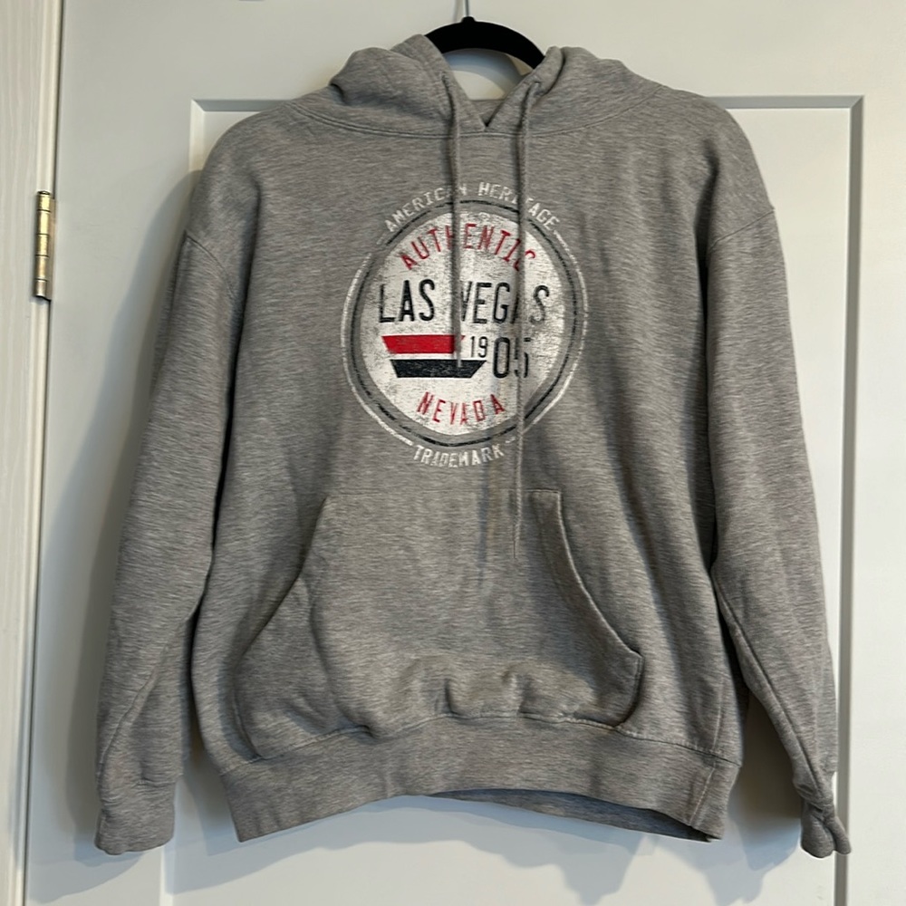Gray Las Vegas hoodie